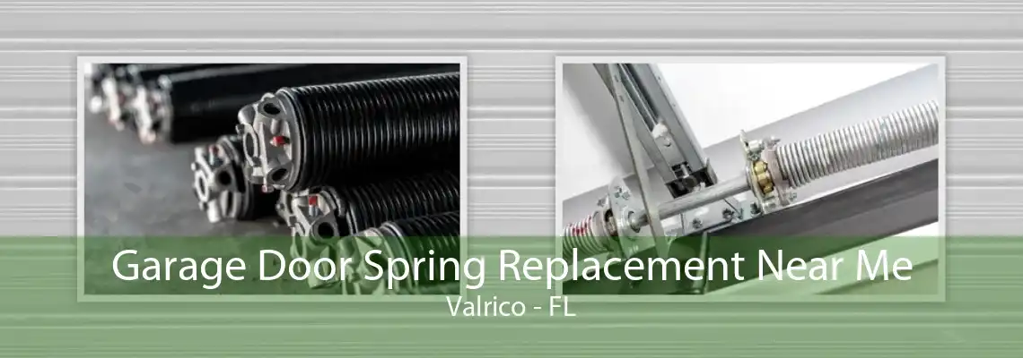 Garage Door Spring Replacement Near Me Valrico - FL