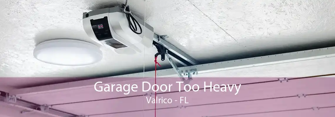 Garage Door Too Heavy Valrico - FL